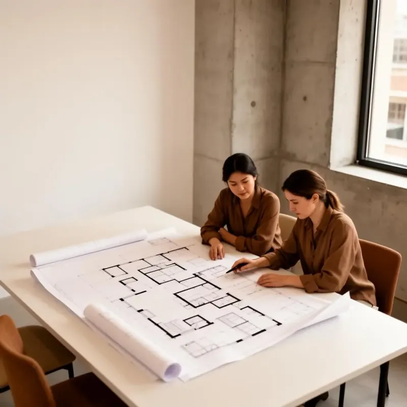 Professionelle Beratung – Malo7 bespricht den Projektplan mit dem Kunden